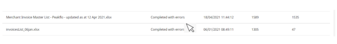 Mass upload invoice_error_cursor