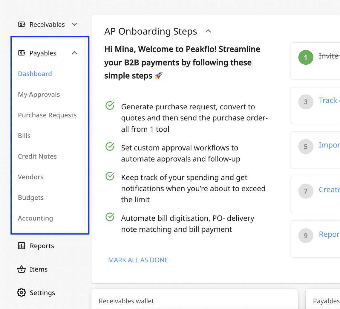 Getting started with Accounts Payable: Admins