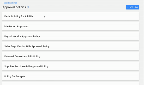 How to set up approval policies for Accounts Payable?